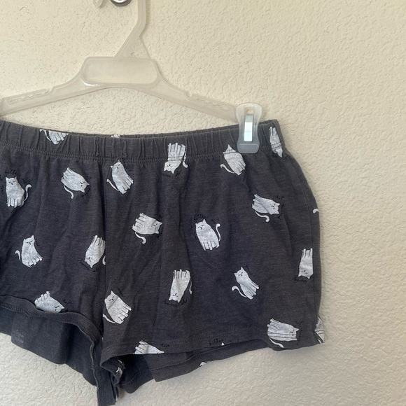 Forever 21 | Gray Cat Pajama Shorts - Picture 3 of 7